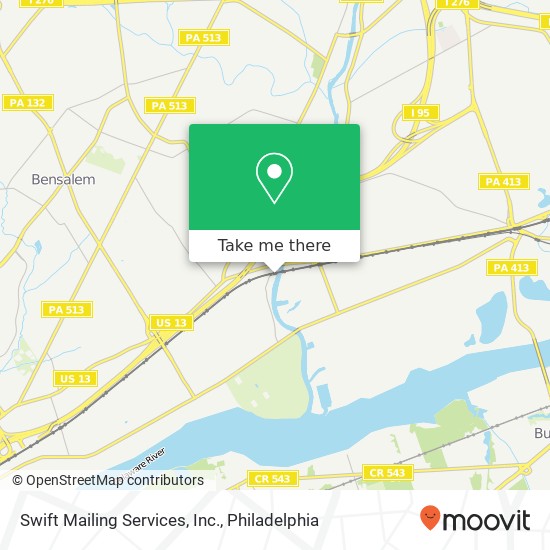 Swift Mailing Services, Inc. map