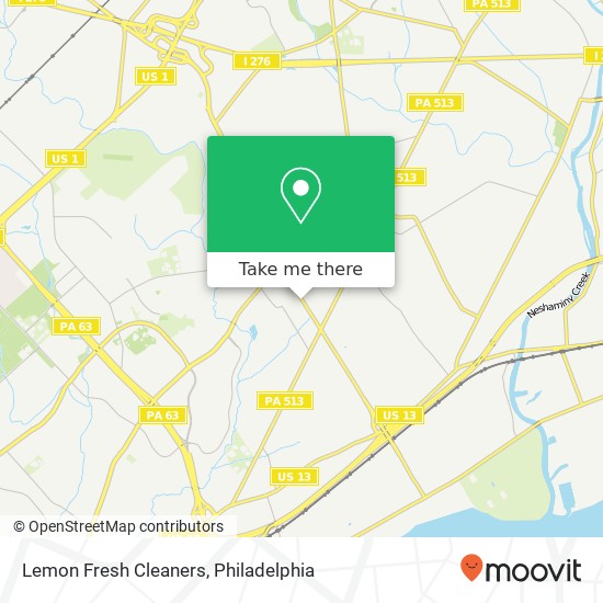 Lemon Fresh Cleaners map