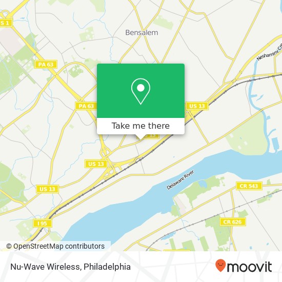 Nu-Wave Wireless map