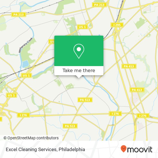 Excel Cleaning Services map