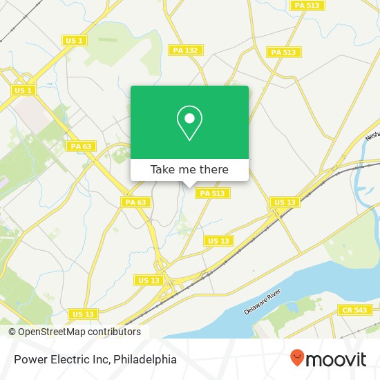 Mapa de Power Electric Inc