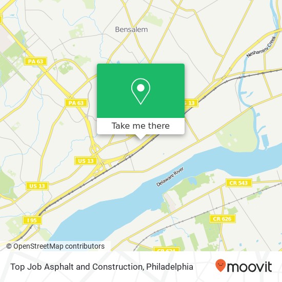 Top Job Asphalt and Construction map