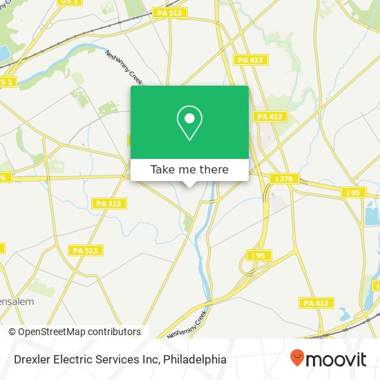 Drexler Electric Services Inc map