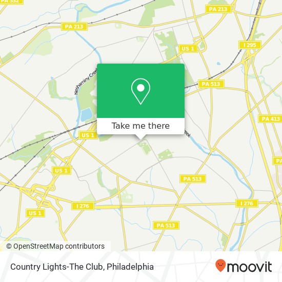 Mapa de Country Lights-The Club