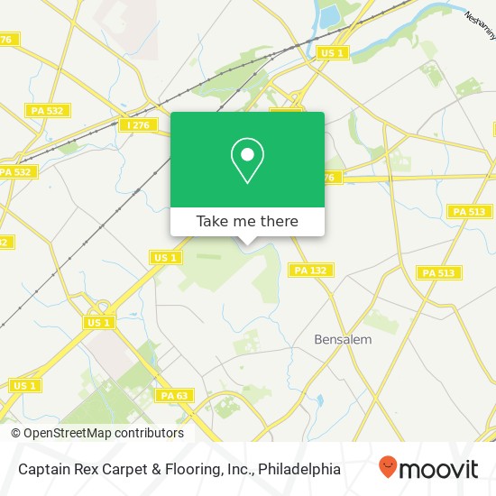 Captain Rex Carpet & Flooring, Inc. map