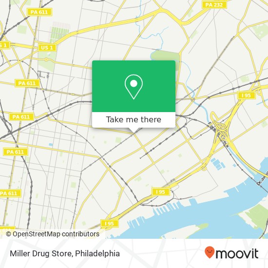 Mapa de Miller Drug Store