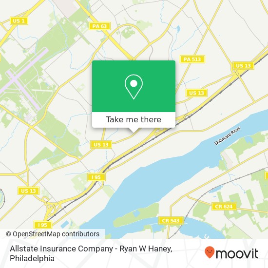 Allstate Insurance Company - Ryan W Haney map