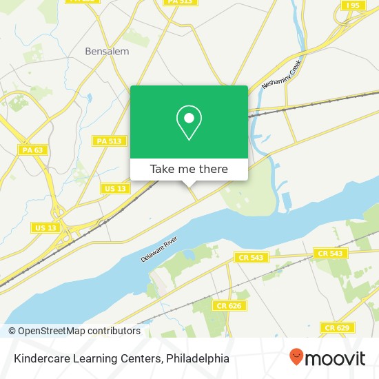 Kindercare Learning Centers map