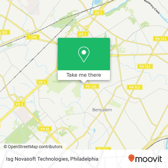 Mapa de Isg Novasoft Technologies