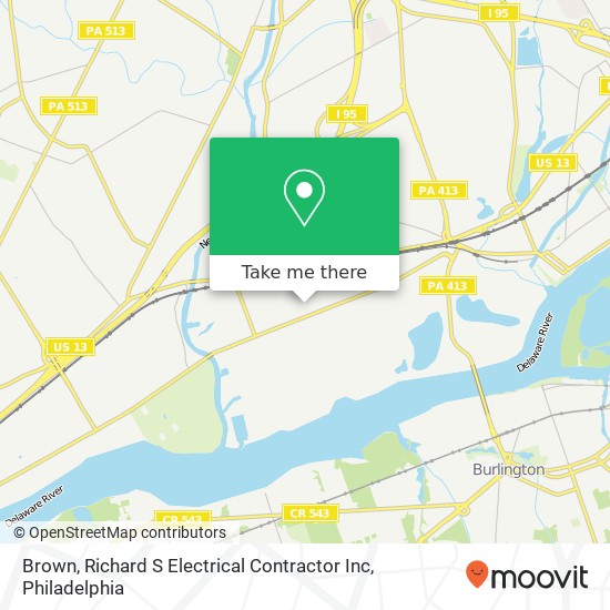 Mapa de Brown, Richard S Electrical Contractor Inc