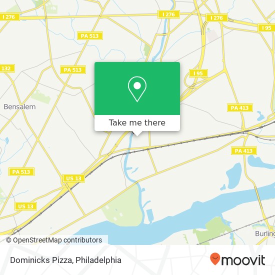 Mapa de Dominicks Pizza
