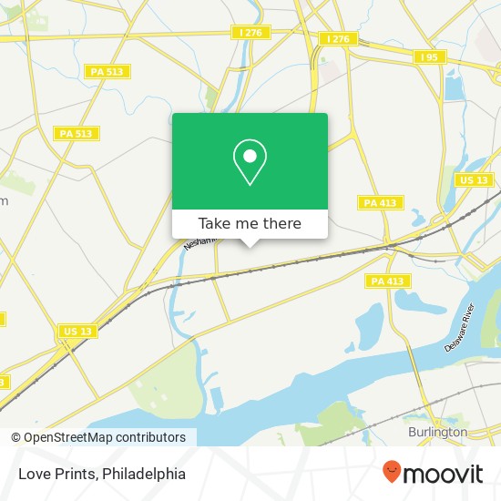 Love Prints map