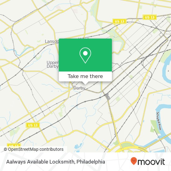 Aalways Available Locksmith map