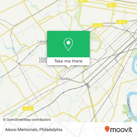 Mapa de Alessi Memorials