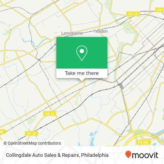 Collingdale Auto Sales & Repairs map