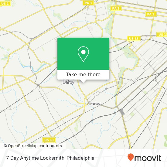 7 Day Anytime Locksmith map