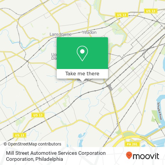 Mapa de Mill Street Automotive Services Corporation Corporation