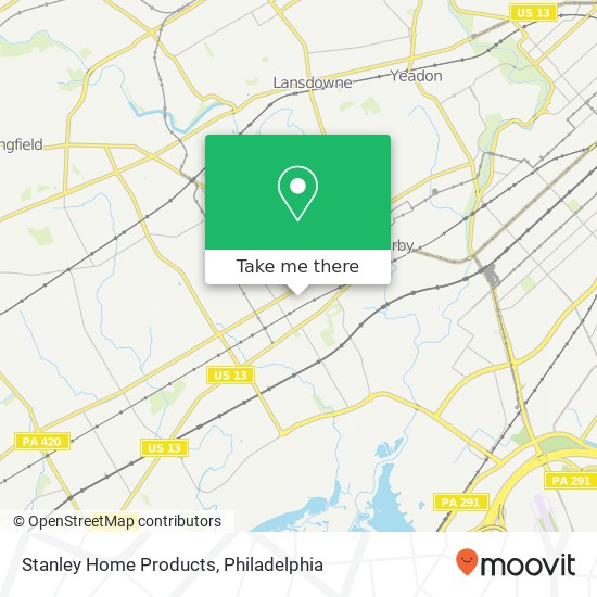 Stanley Home Products map