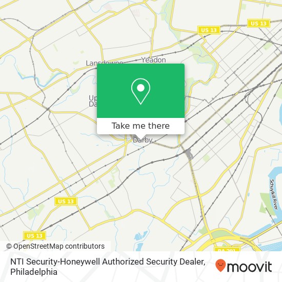 Mapa de NTI Security-Honeywell Authorized Security Dealer