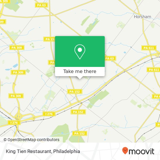 King Tien Restaurant map