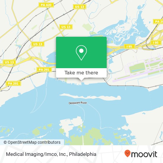 Medical Imaging/Imco, Inc. map