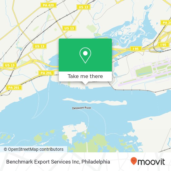 Benchmark Export Services Inc map