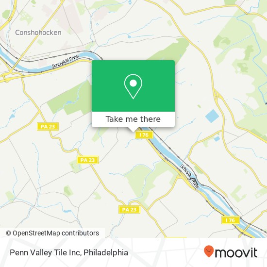 Penn Valley Tile Inc map