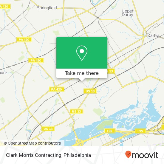 Clark Morris Contracting map