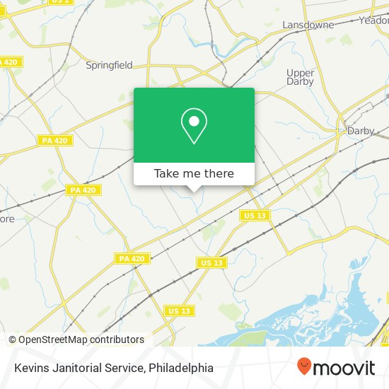 Kevins Janitorial Service map