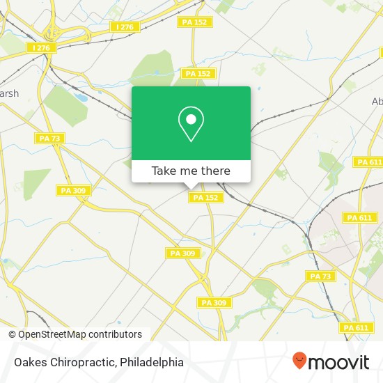 Oakes Chiropractic map