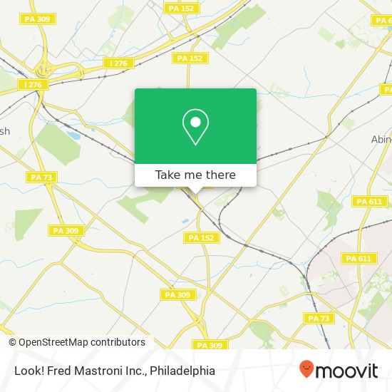 Look! Fred Mastroni Inc. map