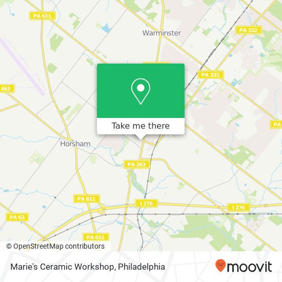 Mapa de Marie's Ceramic Workshop