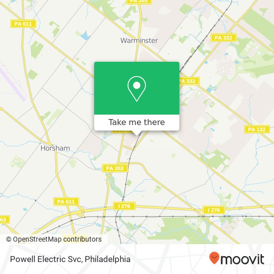 Powell Electric Svc map