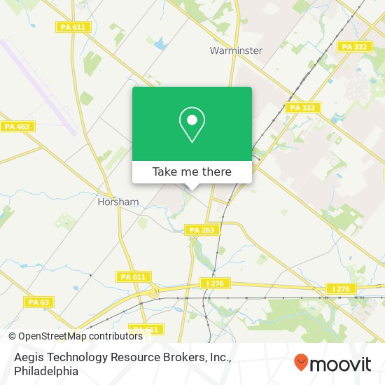 Mapa de Aegis Technology Resource Brokers, Inc.