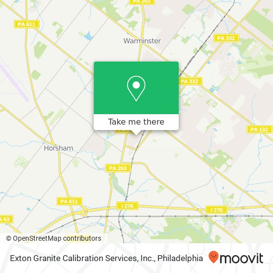 Mapa de Exton Granite Calibration Services, Inc.