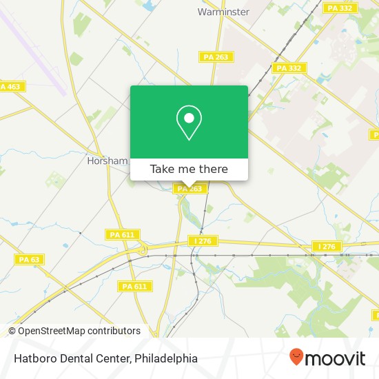 Hatboro Dental Center map