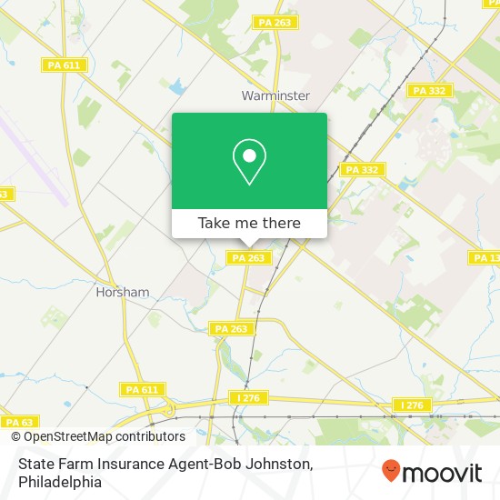 State Farm Insurance Agent-Bob Johnston map