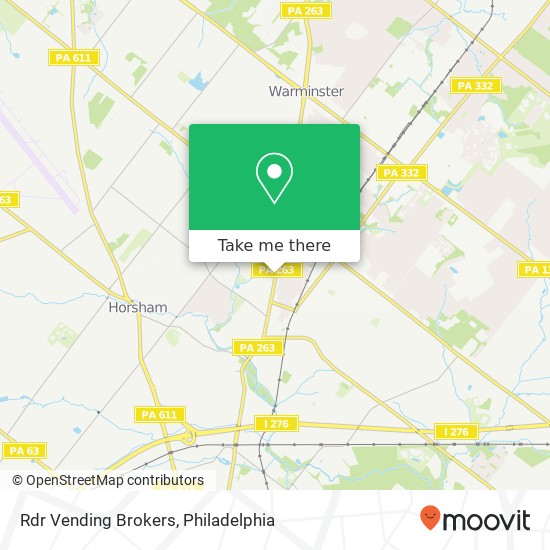 Rdr Vending Brokers map