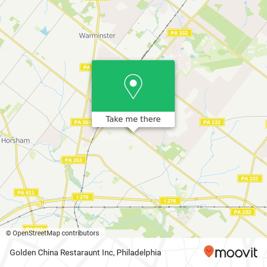 Golden China Restaraunt Inc map