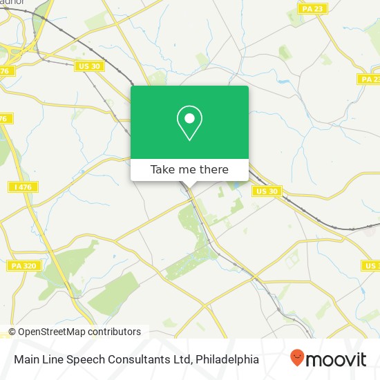 Main Line Speech Consultants Ltd map