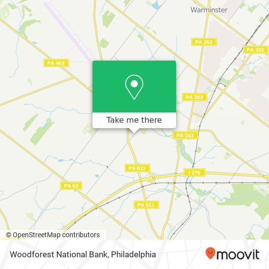 Woodforest National Bank map