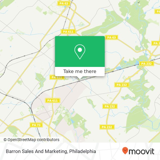 Barron Sales And Marketing map