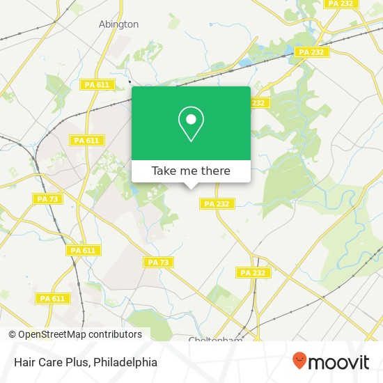 Mapa de Hair Care Plus