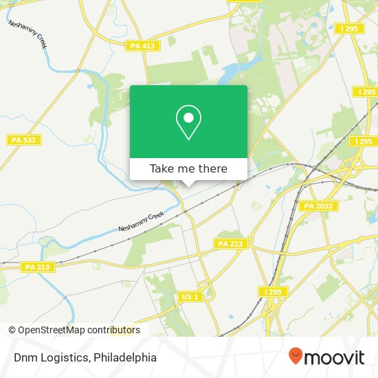 Dnm Logistics map