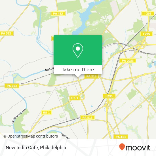 Mapa de New India Cafe