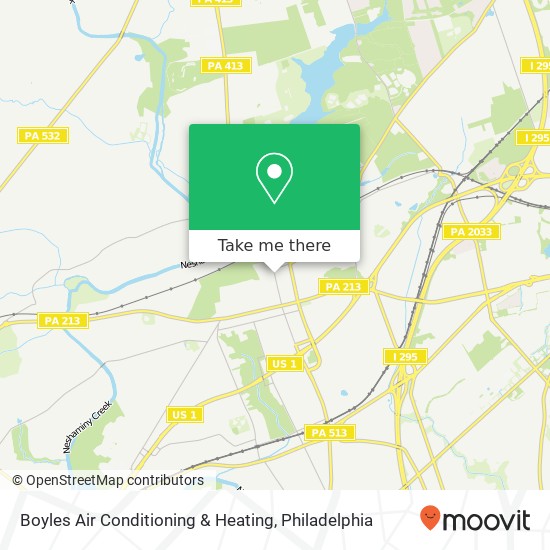 Boyles Air Conditioning & Heating map