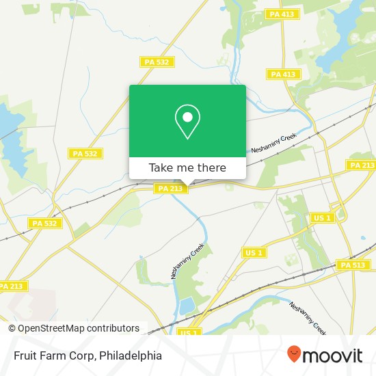 Mapa de Fruit Farm Corp