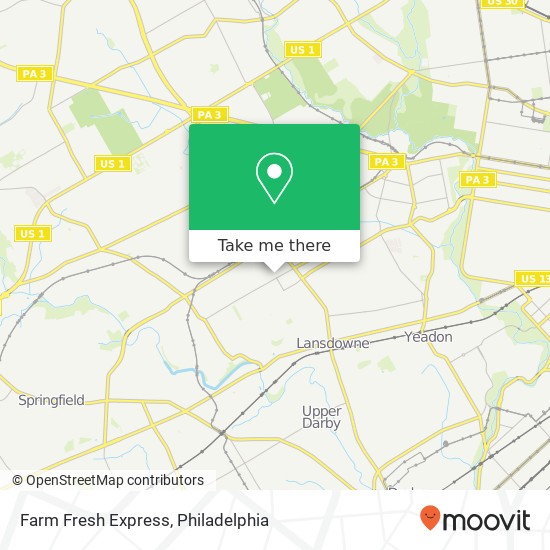 Mapa de Farm Fresh Express