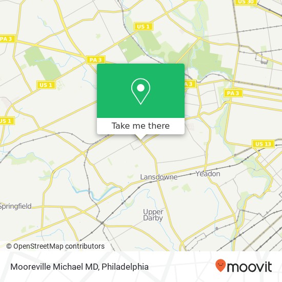 Mooreville Michael MD map