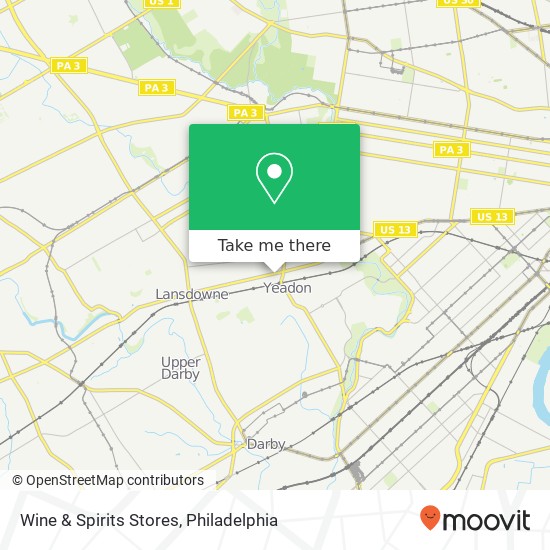 Mapa de Wine & Spirits Stores